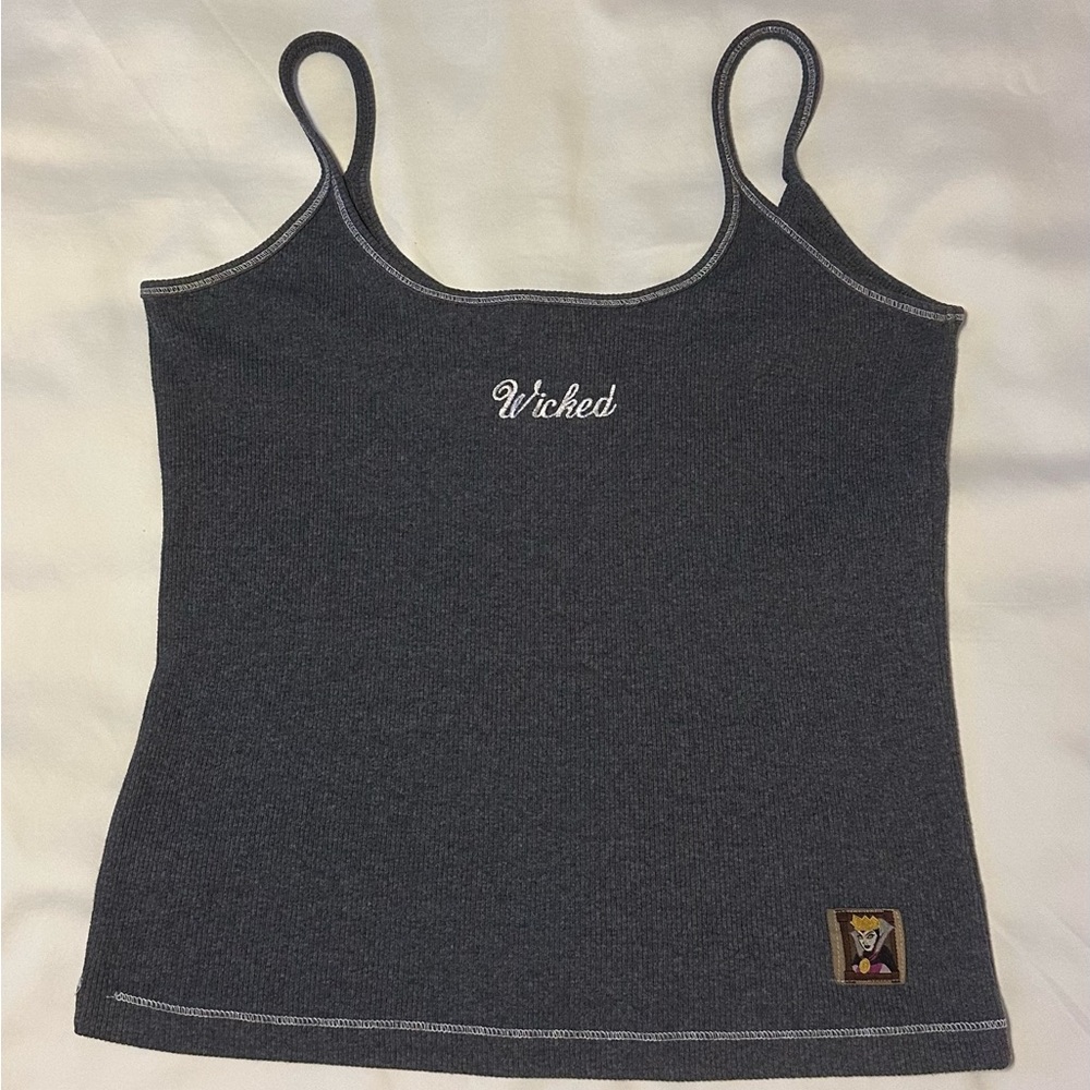 Disney Gray 'Wicked' Tank Top